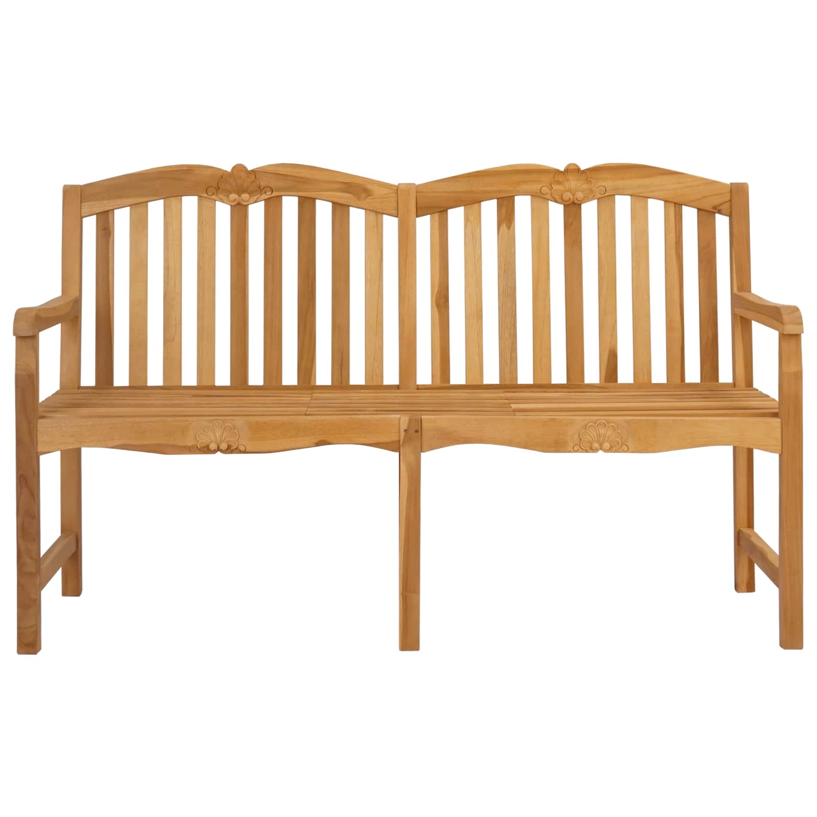Handgemaakte Rozenbank 155 x 60 x 94 cm Massief Teakhout