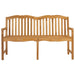 Handgemaakte Rozenbank 155 x 60 x 94 cm Massief Teakhout