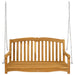 Schommelbank 114 x 60 x 60,5 cm Massief Teakhout Naturel