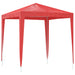 Partytent 200 x 200 x 240 cm Rood PE en staal