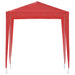 Partytent 200 x 200 x 240 cm Rood PE en staal