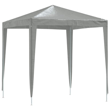 Partytent 200 x 200 x 240 cm Lichtgrijs PE en staal