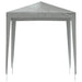 Partytent 200 x 200 x 240 cm Lichtgrijs PE en staal