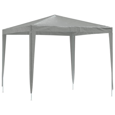 Partytent 250 x 250 x 240 cm Lichtgrijs PE en staal