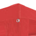 Partytent Rood 300 x 300 x 255 cm PE en staal