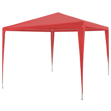 Partytent Rood 300 x 300 x 255 cm PE en staal