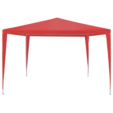 Partytent Rood 300 x 300 x 255 cm PE en staal