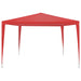 Partytent Rood 300 x 300 x 255 cm PE en staal
