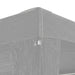 Partytent Lichtgrijs 300 x 300 x 255 cm PE en staal
