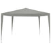 Partytent Lichtgrijs 300 x 300 x 255 cm PE en staal