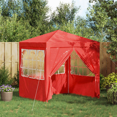 Partytent Rood 200 x 200 x 240 cm PE en staal