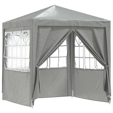 Partytent Lichtgrijs 200 x 200 x 240 cm PE en staal