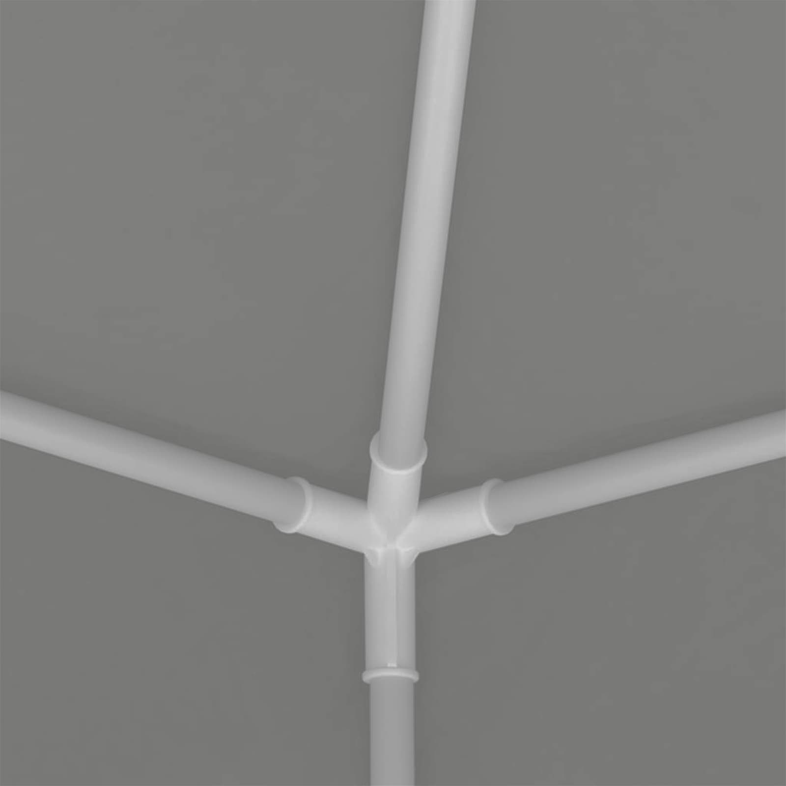 Partytent Lichtgrijs 250 x 250 x 240 cm PE en staal