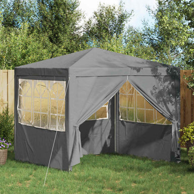 Partytent Lichtgrijs 250 x 250 x 240 cm PE en staal