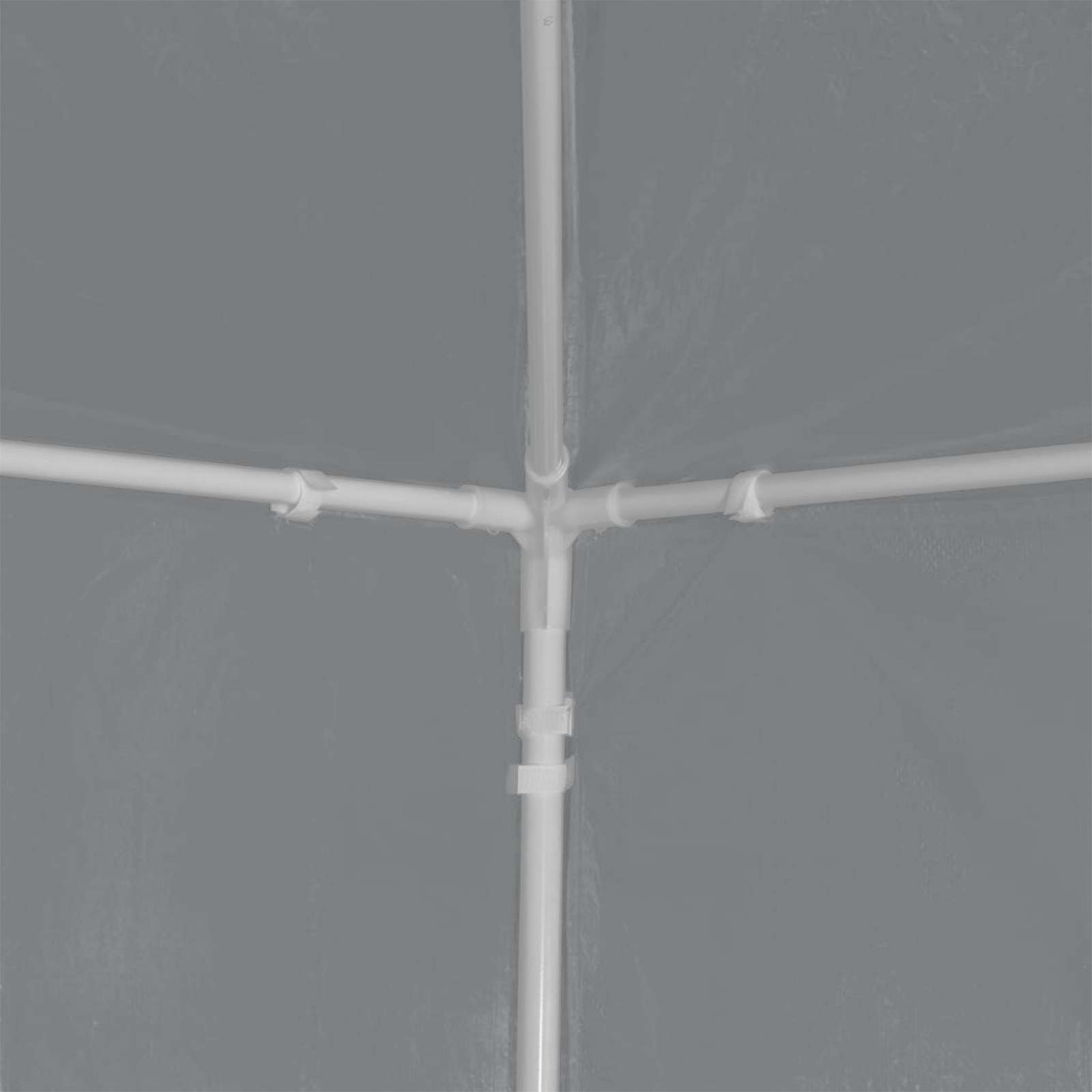 Partytent 1200 x 300 x 255 cm Lichtgrijs PE en staal