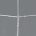 Partytent 1200 x 300 x 255 cm Lichtgrijs PE en staal