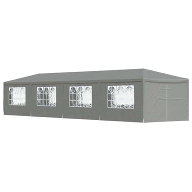 Partytent 1200 x 300 x 255 cm Lichtgrijs PE en staal