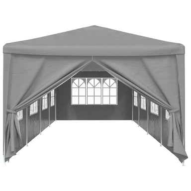 Partytent 1200 x 300 x 255 cm Lichtgrijs PE en staal