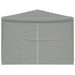 Partytent 1200 x 300 x 255 cm Lichtgrijs PE en staal