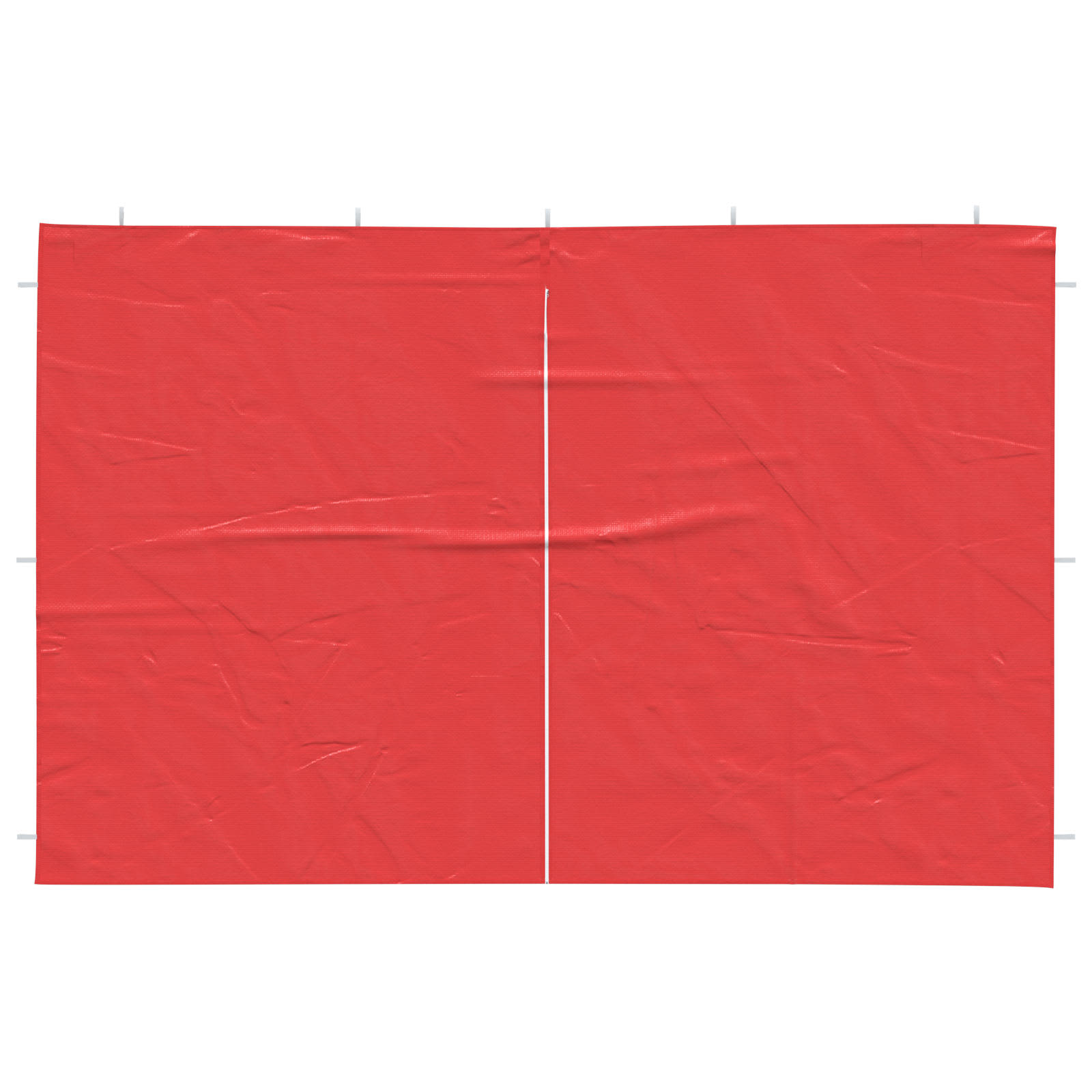 Party Tent Zijwand 2 st 300 x 195 cm Rood PE en staal