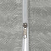 Party Tent Zijwand 2 st 300 x 195 cm Lichtgrijs PE en staal
