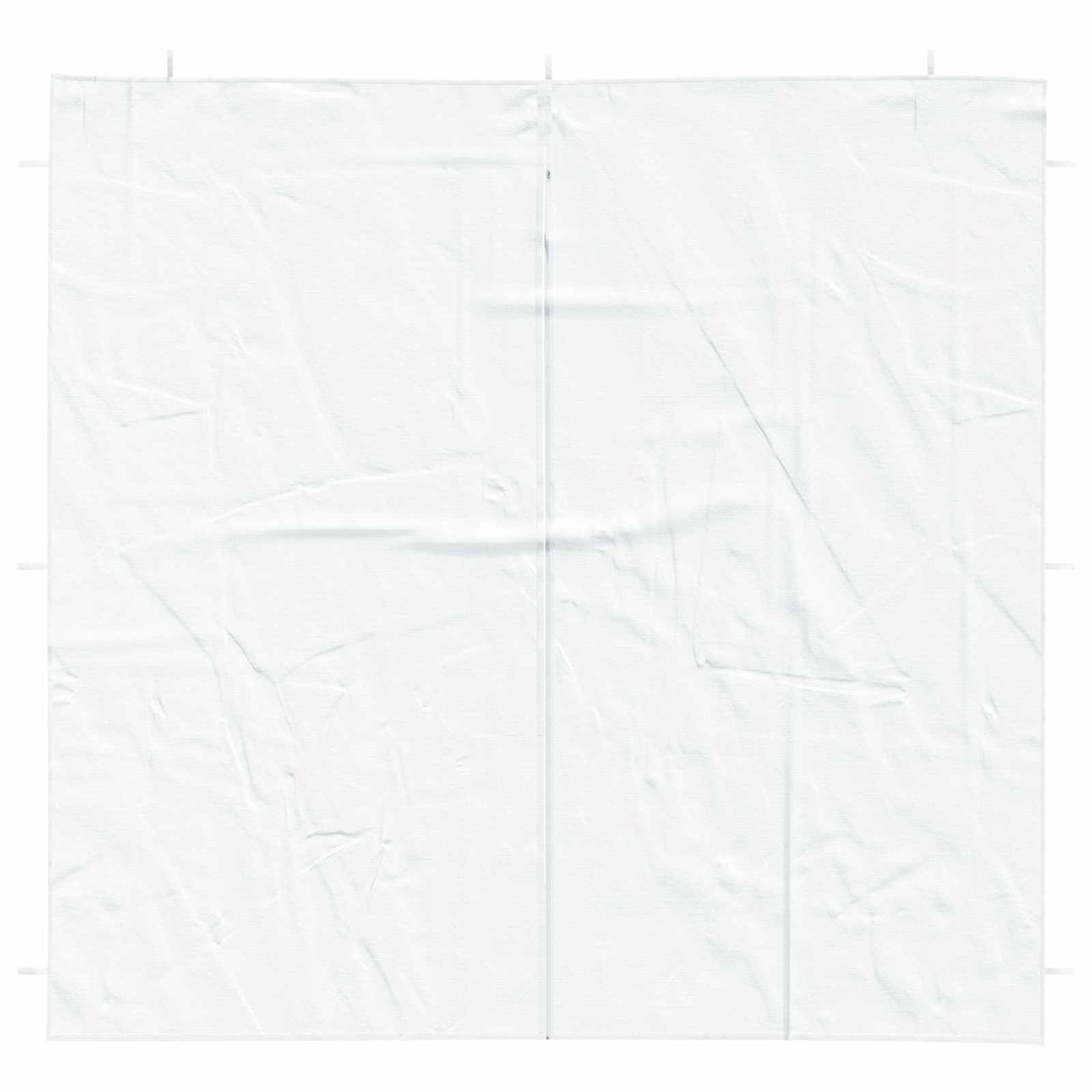 Party Tent Zijwand 2 st 200 x 195 cm Wit PE en staal