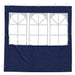 Party Tent Zijwand 2 st 200 x 195 cm Blauw PE en staal