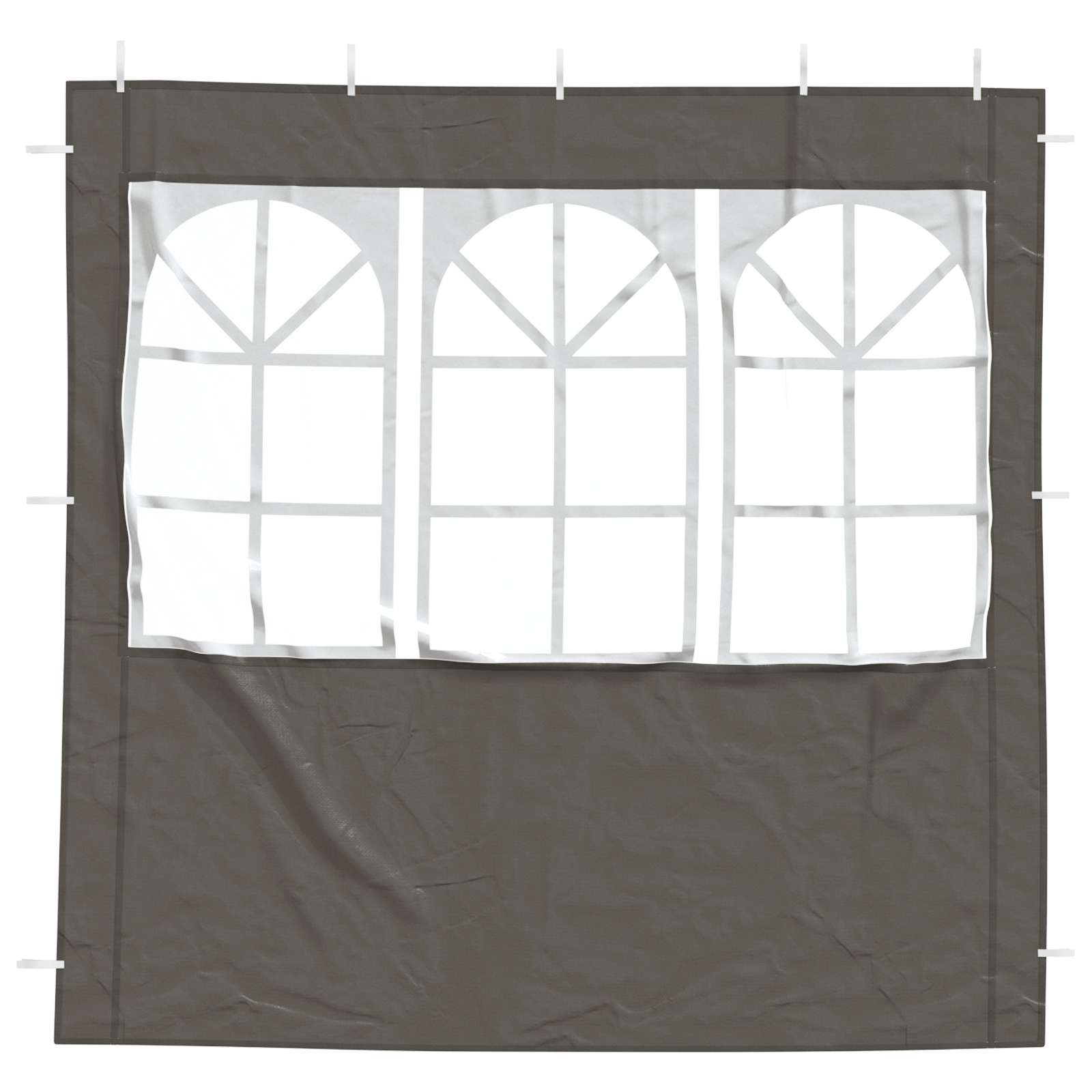 Party Tent Zijwand 2 st 200 x 195 cm Antracietkleurig