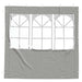 Party Tent Zijwand 2 st 200 x 195 cm Lichtgrijs PE en staal