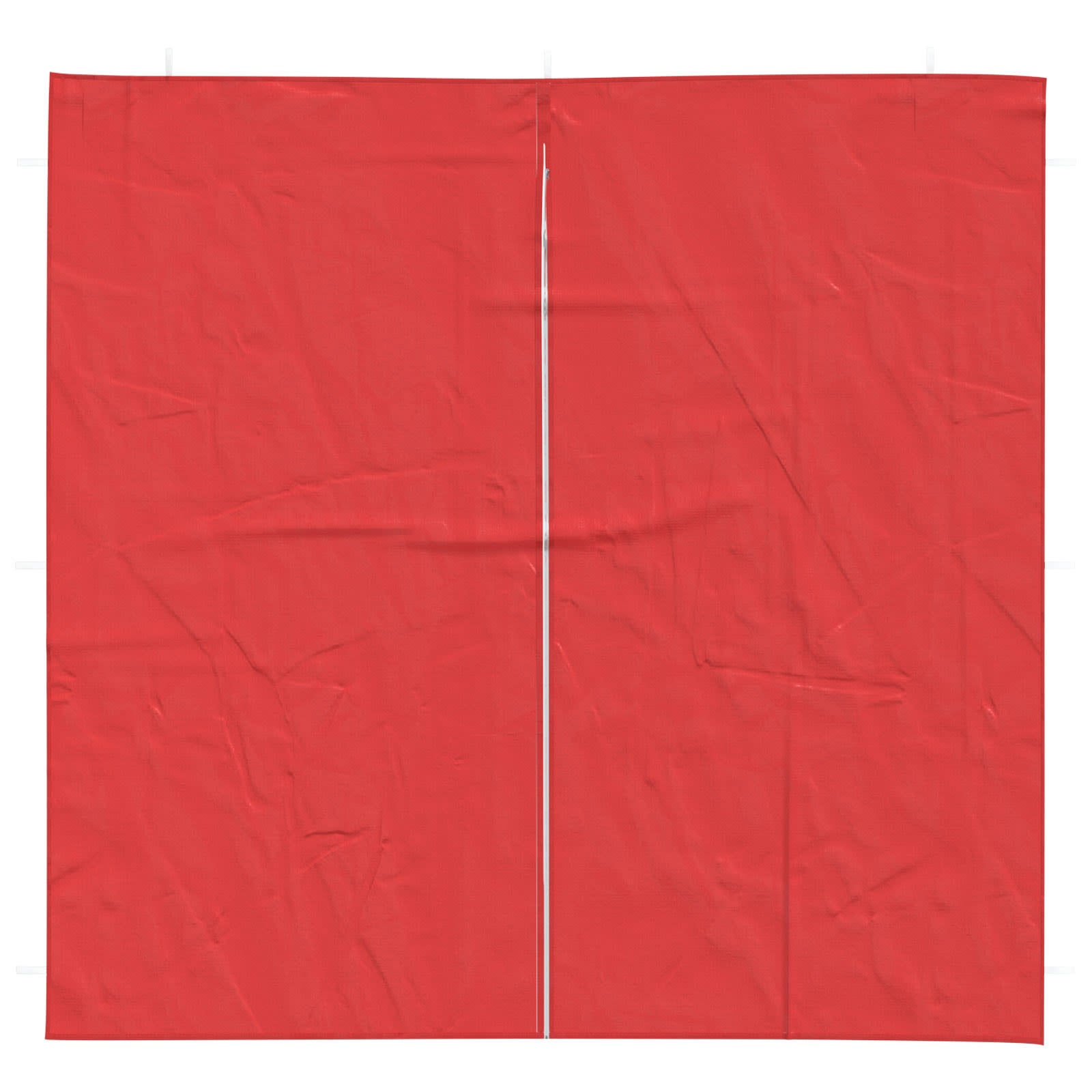 Party Tent Zijwand 2 st 200 x 195 cm Rood PE en staal