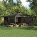 Party Tent Zijwand 2 st 400 x 195 cm Antracietkleurig