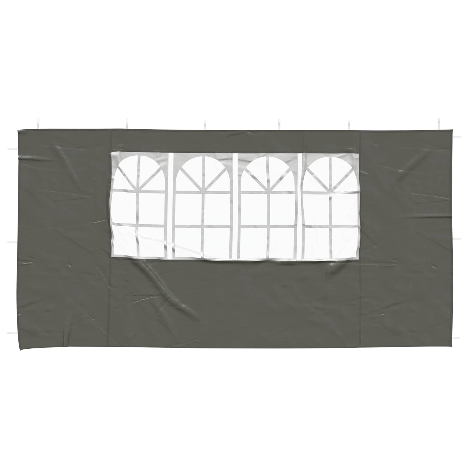 Party Tent Zijwand 2 st 400 x 195 cm Antracietkleurig