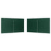 Party Tent Zijwand 2 st 400 x 195 cm Groen PE en staal
