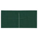 Party Tent Zijwand 2 st 400 x 195 cm Groen PE en staal