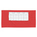 Party Tent Zijwand 2 st 400 x 195 cm Rood PE en staal