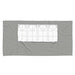 Party Tent Zijwand 2 st 400 x 195 cm Lichtgrijs PE en staal