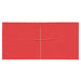 Party Tent Zijwand 2 st 400 x 195 cm Rood PE en staal