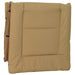 Opvouwbare zonnebed met kussen Beige