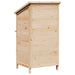 Tuinschuur met dak Naturel 59 x 56 x 113,5 cm Massief Vurenhout