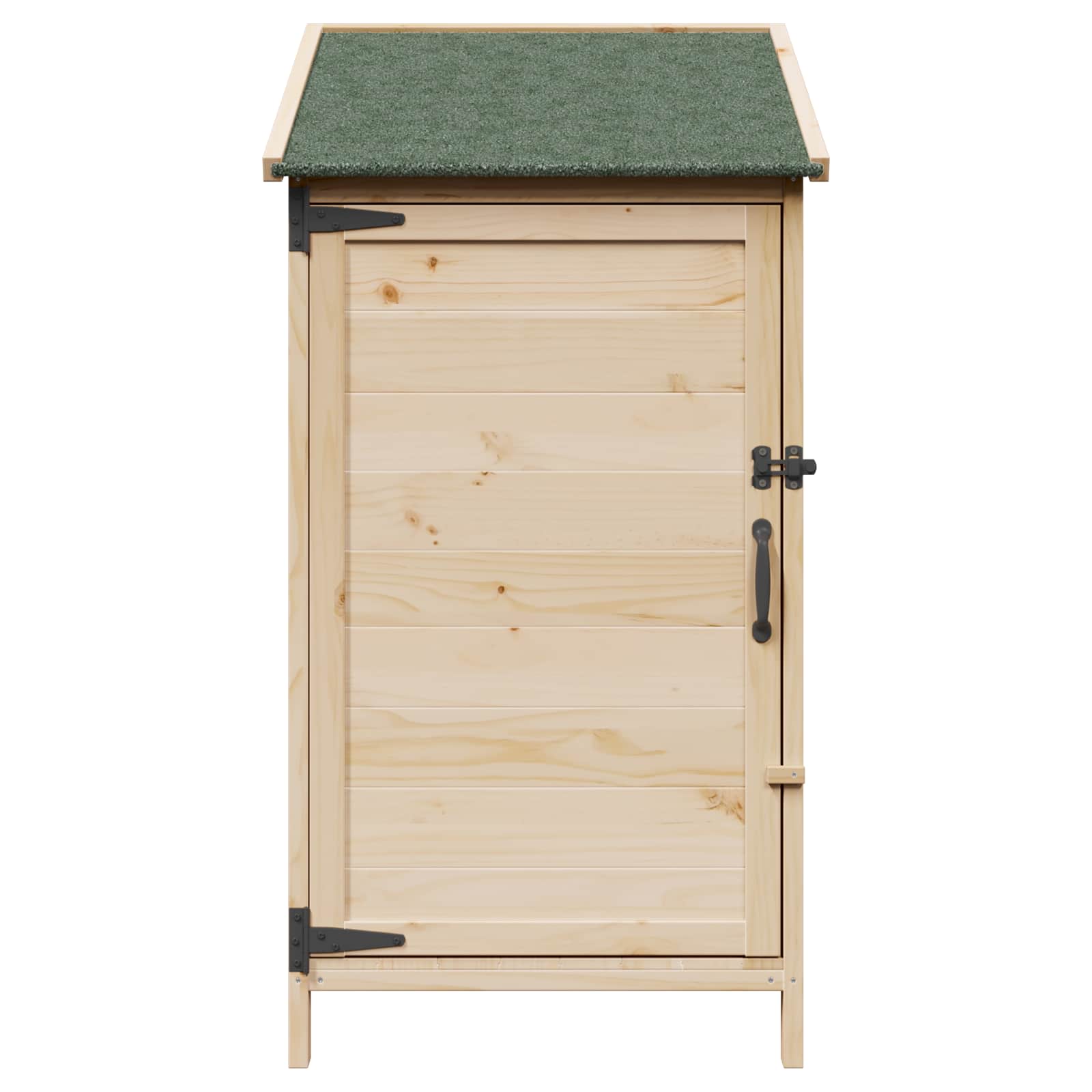 Tuinschuur met dak Naturel 59 x 56 x 113,5 cm Massief Vurenhout