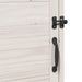 Tuinschuur met dak Wit 59 x 56 x 113,5 cm Massief Vurenhout