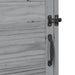 Tuinschuur met dak Grijs 59 x 56 x 113,5 cm Massief Vurenhout