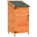 Tuinschuur met dak Bruin 59 x 56 x 113,5 cm Massief Vurenhout