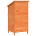 Tuinschuur met dak Bruin 59 x 56 x 113,5 cm Massief Vurenhout