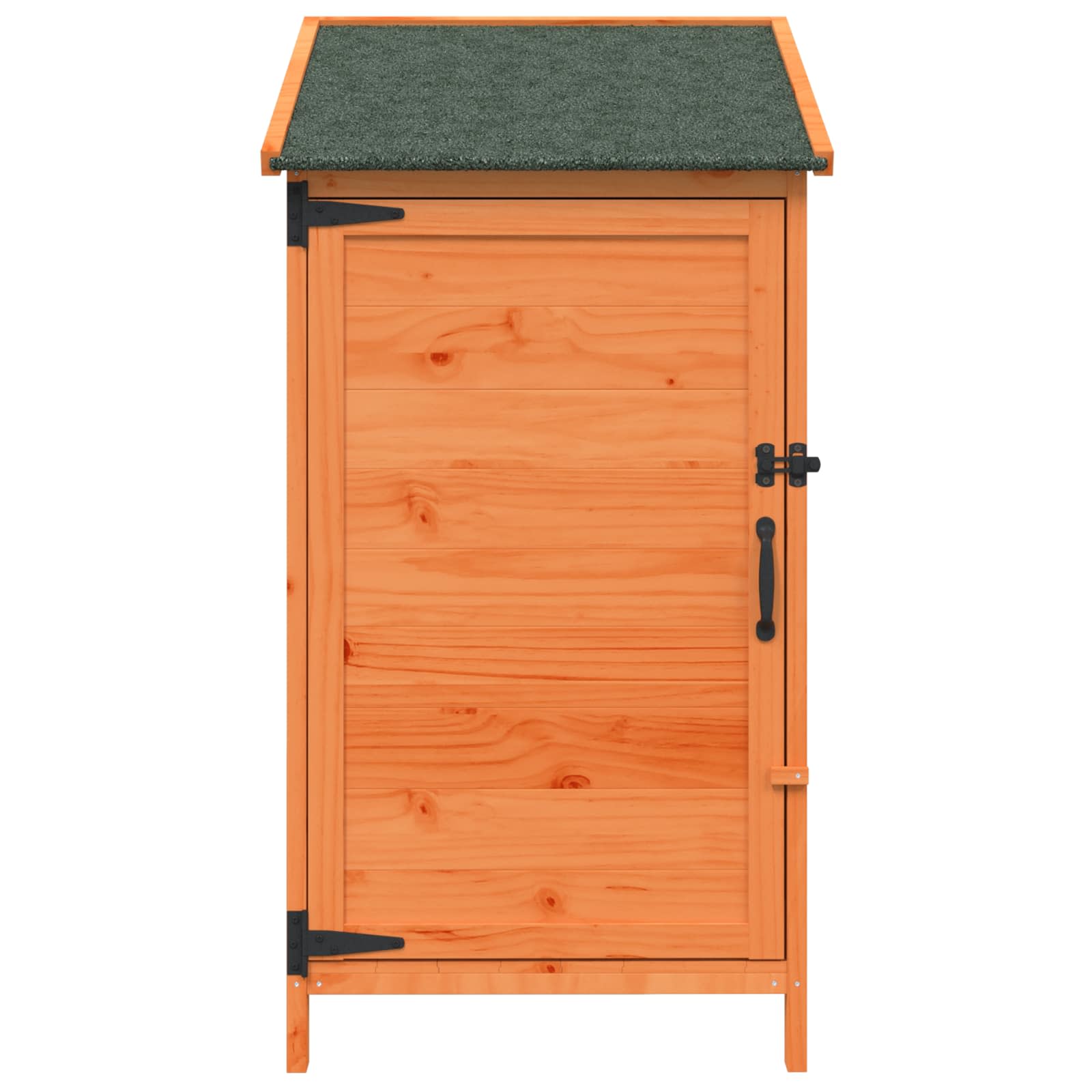 Tuinschuur met dak Bruin 59 x 56 x 113,5 cm Massief Vurenhout
