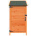 Tuinschuur met dak Bruin 59 x 56 x 113,5 cm Massief Vurenhout