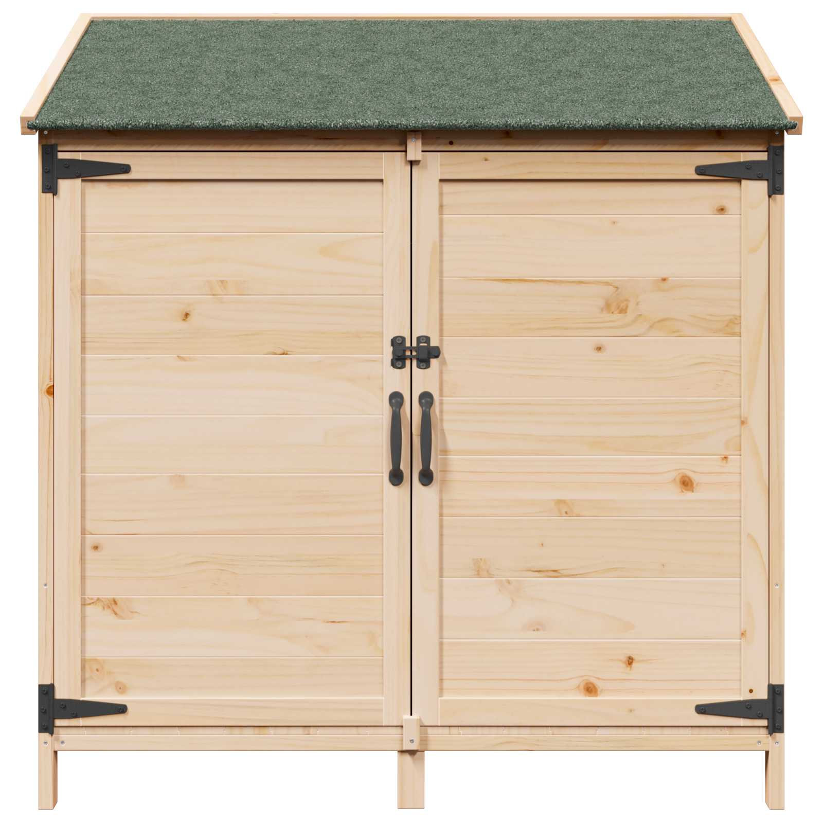 Tuinschuur Naturel 106,5 x 56 x 113,5 cm Massief Vurenhout