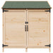 Tuinschuur Naturel 106,5 x 56 x 113,5 cm Massief Vurenhout