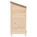 Tuinschuur Naturel 106,5 x 56 x 113,5 cm Massief Vurenhout