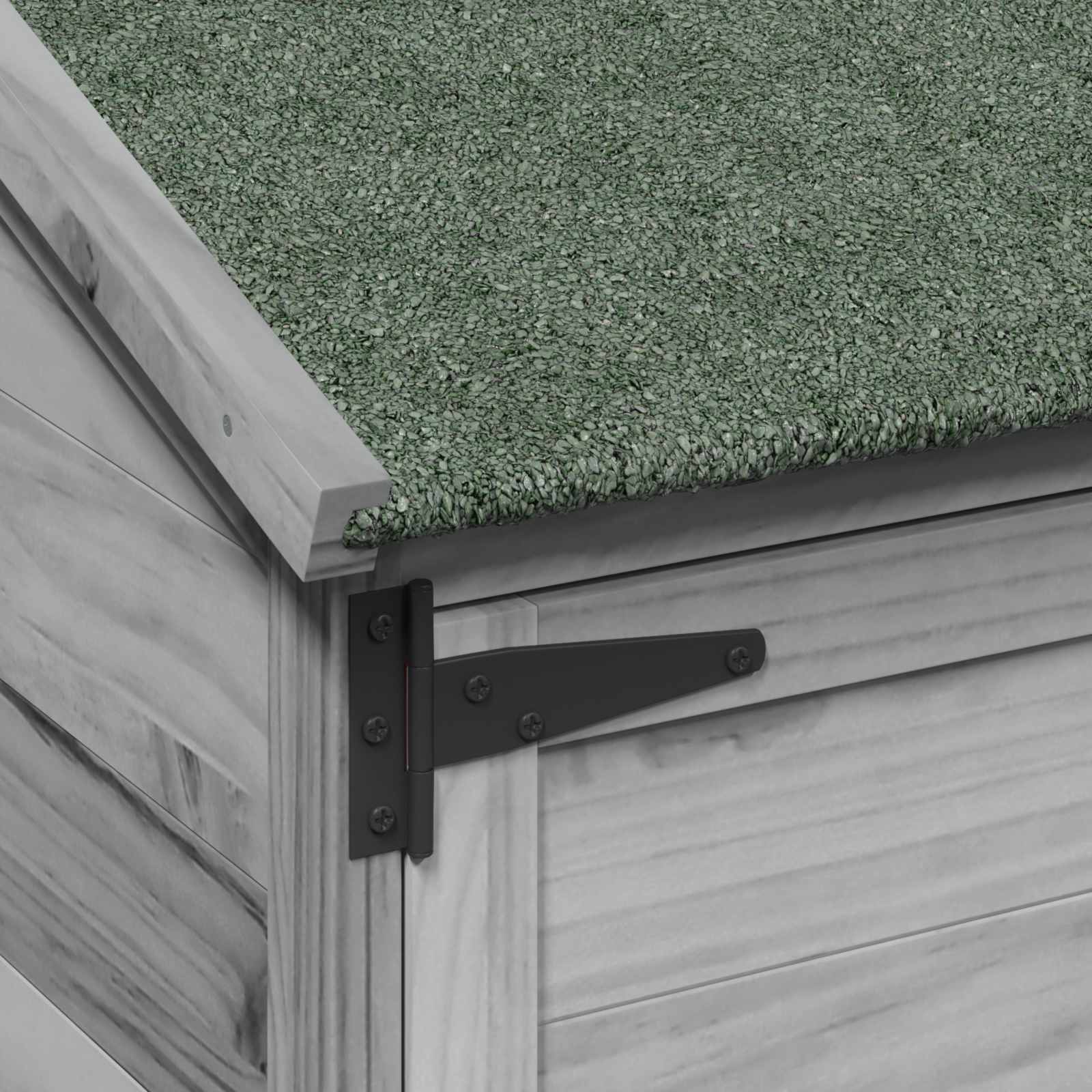 Tuinschuur Grijs 106,5 x 56 x 113,5 cm Massief Vurenhout